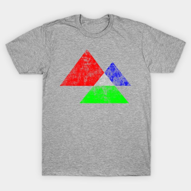 Color triangle T-Shirt by happyantsstudio